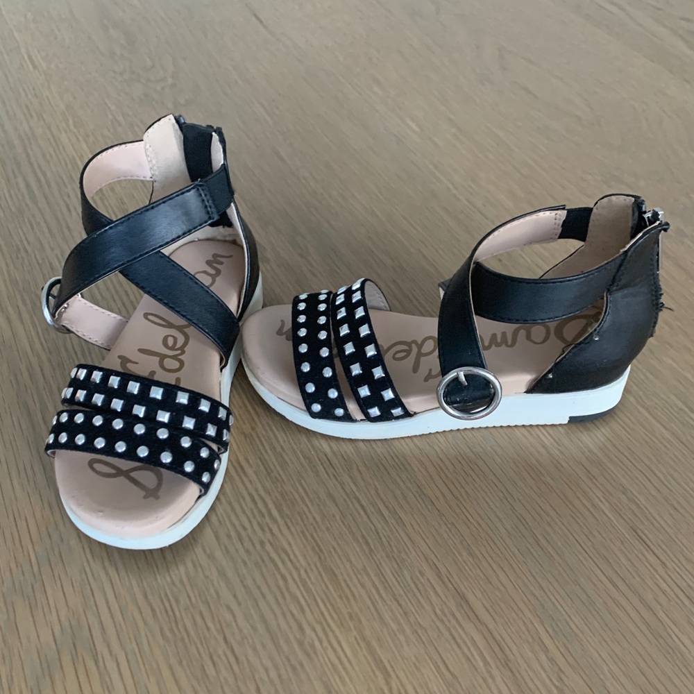 Sam Edelman Girls Audria Cassie Studded Sandals 12 - Picture 4 of 14